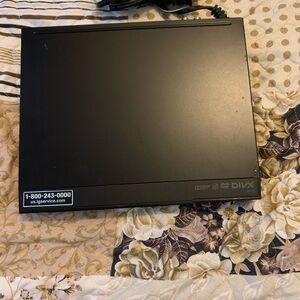 LG Black Blu-ray Disc Player with Sleek Design